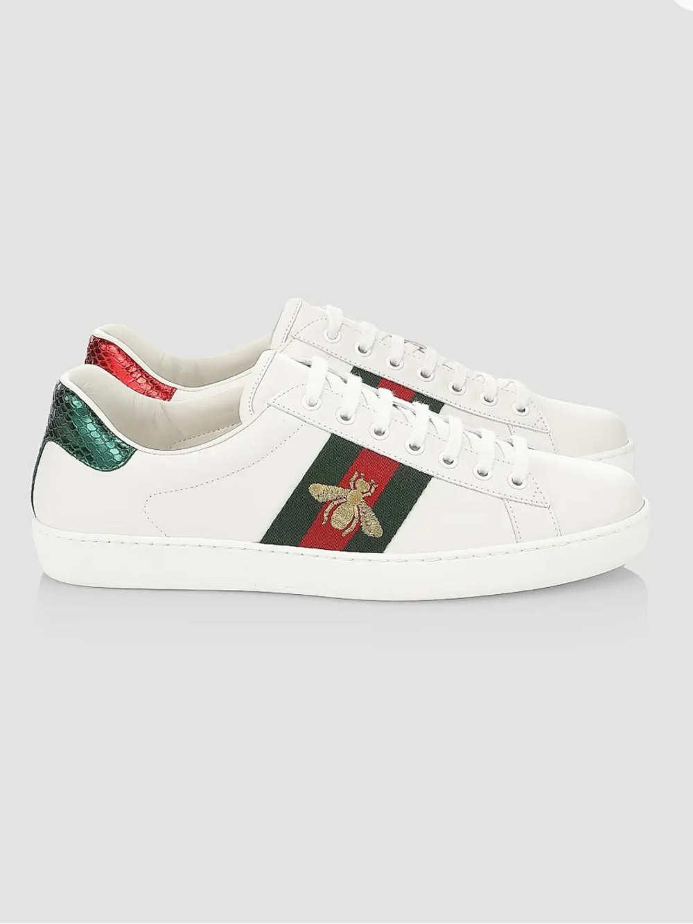Gucci Ace Bee Embroidered Sneakers